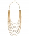 GUESS Gold-Tone Multi-Strand Chain Necklace