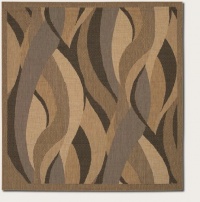 Couristan 1562/0154 Recife Seagrass/Natural-Black 8-Feet 6-Inch Square Rug Couristan 1562/0154 Recife Seagrass/Natural-Black 8-Feet 6-Inch Square Rug