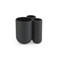 Umbra Touch Molded Toothbrush Holder, Black Umbra Touch Molded Toothbrush Holder, Black