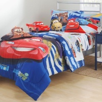 Disney Cars Track Burn Twin-Single Bedding Sheet Set Disney Cars Track Burn Twin-Single Bedding Sheet Set