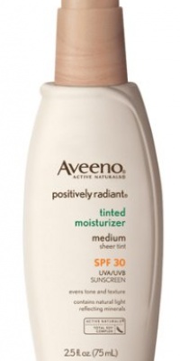 Aveeno Positively Radiant Tinted Moisturizer, SPF 30 Medium, 2.5 Ounce Aveeno Positively Radiant Tinted Moisturizer, SPF 30 Medium, 2.5 Ounce