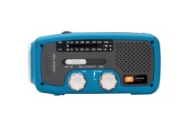Etón FR160BL Microlink Self-Powered AM/FM/NOAA Weather Radio with Flashlight, Solar Power and Cell Phone Charger (Blue) Etón FR160BL Microlink Self-Powered AM/FM/NOAA Weather Radio with Flashlight, Solar Power and Cell Phone Charger (Blue)