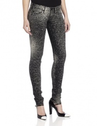 True Religion Women's Stella Splatter Skinny, Black, 32 True Religion Women's Stella Splatter Skinny, Black, 32
