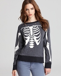 This fun-to-wear WILDFOX sweatshirt adds a touch of whimsy to your wardrobe, just in time for the season of tricks and treats. This fun-to-wear WILDFOX sweatshirt adds a touch of whimsy to your wardrobe, just in time for the season of tricks and treats.