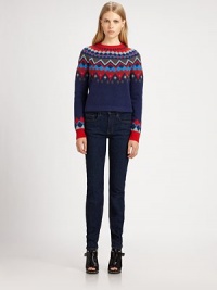 Soft intarsia-knit wool, knit in a classic, colorful Fair Isle pattern.Rib-knit crewneck and cuffsLong raglan sleevesWoolDry cleanMade in Italy of imported fabricModel shown is 5'8 (172cm) wearing US size Small. 