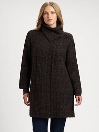 Slip into this cozy wool-alpaca jacket featuring a brilliant plaid pattern. Thanks to its relaxed fit, it would pair perfectly with slim-fitting pants or jeans.Stand collarConcealed button frontSlash pocketsAbout 31 from shoulder to hemWool/alpacaDry cleanImported Slip into this cozy wool-alpaca jacket featuring a brilliant plaid pattern. Thanks to its relaxed fit, it would pair perfectly with slim-fitting pants or jeans.Stand collarConcealed button frontSlash pocketsAbout 31 from shoulder to hemWool/alpacaDry cleanImported