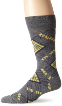 HUGO BOSS Men's Bright Argyle Crew Sock