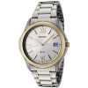 Seiko Men's SGEF22P1 Silver Dial Two-Tone Stainless Steel Watch