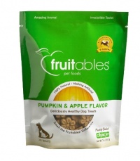 Fruitables Pumpkin & Apple Crunchy Dog Treats 1-7 oz Pouch Fruitables Pumpkin & Apple Crunchy Dog Treats 1-7 oz Pouch
