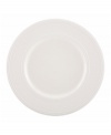 Elegance comes easy with these dinner plates from kate spade new york's Fair Harbor white dinnerware. Durable stoneware in a milky white hue is half glazed, half matte and totally timeless.