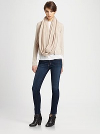 A chunky knit scarf collar enhances this soft, cashmere-like sweater. Scarf collarLong sleevesButton frontBody: 54% nylon/25% rayon/21% modalTrim: 85% acrylic/15% nylonHand washImportedModel shown is 5'9 (176cm) wearing US size Small. A chunky knit scarf collar enhances this soft, cashmere-like sweater. Scarf collarLong sleevesButton frontBody: 54% nylon/25% rayon/21% modalTrim: 85% acrylic/15% nylonHand washImportedModel shown is 5'9 (176cm) wearing US size Small.