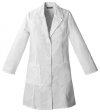 Cherokee 2411 Women's Professional Whites 37-inch Consultation Lab Coat Cherokee 2411 Women's Professional Whites 37-inch Consultation Lab Coat