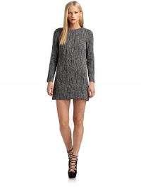 THE LOOKAllover textured woven constructionLong sleevesBack zip closureTHE FITAbout 30 from shoulder to hemTHE MATERIAL35% cotton/29% wool/27% polyester/9% polyamideFully linedCARE & ORIGINMachine washImportedModel shown is 5'10½ (179cm) wearing US size 4. THE LOOKAllover textured woven constructionLong sleevesBack zip closureTHE FITAbout 30 from shoulder to hemTHE MATERIAL35% cotton/29% wool/27% polyester/9% polyamideFully linedCARE & ORIGINMachine washImportedModel shown is 5'10½ (179cm) wearing US size 4.