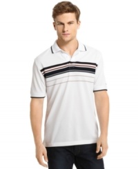 Pique performance. With moisture wicking and UV finish for sun protection, this polo is perfect for the outdoors this fall. Pique performance. With moisture wicking and UV finish for sun protection, this polo is perfect for the outdoors this fall.