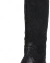 DV by Dolce Vita Women's Lilli Knee-High Boot,Black Suede,8 M US