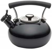 Circulon Contempo Teakettle 2-Quart Whistling Enamel, Black Circulon Contempo Teakettle 2-Quart Whistling Enamel, Black