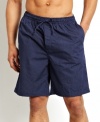 Kick back in comfort and style with these sleepwear shorts from Nautica.