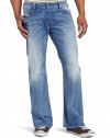 Diesel Men's Zathan Regular Bootcut Fit Jean