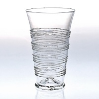 Juliska glassware is mouth-blown by artisans in the hills of Prague. The unique composition of Juliska glass allows it to be blown especially thin, making the glass an unexpected pleasure to drink from and to handle. Being handmade, no 2 pieces of Juliska are identical. Each will have its own individual character - small bubbles, slight color and size variations. Dishwasher-safe on warm gentle cycle with mild detergent. Larger or highly decorated pieces - wash by hand. Juliska glassware is mouth-blown by artisans in the hills of Prague. The unique composition of Juliska glass allows it to be blown especially thin, making the glass an unexpected pleasure to drink from and to handle. Being handmade, no 2 pieces of Juliska are identical. Each will have its own individual character - small bubbles, slight color and size variations. Dishwasher-safe on warm gentle cycle with mild detergent. Larger or highly decorated pieces - wash by hand.