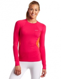 Columbia Women's Baselayer Midweight Long Sleeve Top, Bright Rose, Small Columbia Women's Baselayer Midweight Long Sleeve Top, Bright Rose, Small