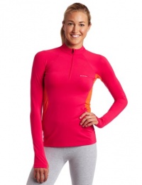 Columbia Women's Baselayer Long Sleeve 1/2 Zip, Bright Rose, X-Large Columbia Women's Baselayer Long Sleeve 1/2 Zip, Bright Rose, X-Large