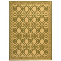 Safavieh Courtyard Collection CY3040-1E01 Natural and Olive Indoor/Outdoor Round Area Rug, 6-Feet 7-Inch Round Safavieh Courtyard Collection CY3040-1E01 Natural and Olive Indoor/Outdoor Round Area Rug, 6-Feet 7-Inch Round