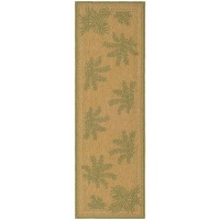 Safavieh Courtyard Collection CY6683-34 Natural and Green Indoor/Outdoor Area Rug, 2-Feet 7-Inch by 5-Feet Safavieh Courtyard Collection CY6683-34 Natural and Green Indoor/Outdoor Area Rug, 2-Feet 7-Inch by 5-Feet