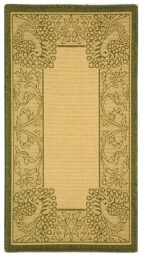 Safavieh Courtyard Collection CY2965-3009 Brown and Natural Indoor/Outdoor Area Rug, 2-Feet by 3-Feet 7-Inch Safavieh Courtyard Collection CY2965-3009 Brown and Natural Indoor/Outdoor Area Rug, 2-Feet by 3-Feet 7-Inch