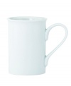 Clean up your table with the minimalist shapes and pure white glaze of Dansk's Arabesque White dinnerware. Dishes like this ultra-smooth porcelain mug combine unparalleled versatility and less-is-more style with durability for daily use. (Clearance)