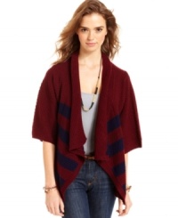 Mad about a cardi: Cotton Emporium's short sleeve sweater has all of the components we love in our go-to cardigans, from the chunky-knit design to the perfect draping. Mad about a cardi: Cotton Emporium's short sleeve sweater has all of the components we love in our go-to cardigans, from the chunky-knit design to the perfect draping.