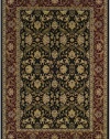 Couristan 6259/2000 Himalaya Isfahan/Ebony-Persian Red 2-Feet by 3-Feet 7-Inch Rug