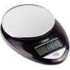Cuisaid ProDigital AccuWeigh Digital Kitchen Scale With Cuisaid Calorie Guide 11 Lb. Capacity (Black Chrome)
