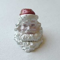 Santa Claus Head Christmas Box Swarovski Crystals Jewelry Trinket or Pill Box figurine Santa Claus Head Christmas Box Swarovski Crystals Jewelry Trinket or Pill Box figurine