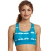 Champion Women's Seamless Tye Dye Bra, Parakeet Tie Dye, Medium