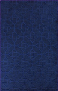 8' x 11' Rectangular Surya Area Rug M5204-811 Navy Color Handmade in India Mystique Collection 8' x 11' Rectangular Surya Area Rug M5204-811 Navy Color Handmade in India Mystique Collection