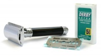 Edwin Jagger De86bl Faux Ebony Double Edge Safety Razor, Black Edwin Jagger De86bl Faux Ebony Double Edge Safety Razor, Black