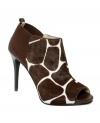 MICHAEL by Michael Kors' Genivee booties are covered in the most gorgeous giraffe-print calf hair. Slip them on for an elegant look that's still completely fashion-forward.