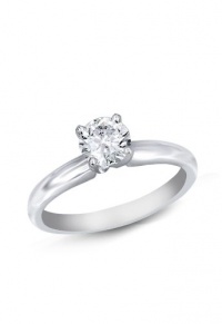 Effy Jewlery 14K White Gold Diamond Engagement Ring, .74 TCW Ring size 7 Effy Jewlery 14K White Gold Diamond Engagement Ring, .74 TCW Ring size 7