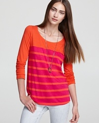Live more colorfully with this vibrant and ultra-soft new Splendid top. Live more colorfully with this vibrant and ultra-soft new Splendid top.