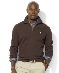 With superior comfort and versatility, this soft cotton pullover provides the perfect layer. With superior comfort and versatility, this soft cotton pullover provides the perfect layer.