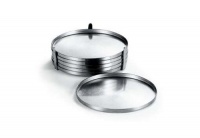 Stelton Set of 6 glass coasters Stelton Set of 6 glass coasters