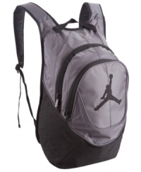 Don't leave it all on the court. When he's done balling, he still has to haul his gear home, so with this Elementary backpack from Jordan, he has everything covered. Don't leave it all on the court. When he's done balling, he still has to haul his gear home, so with this Elementary backpack from Jordan, he has everything covered.