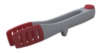 Joseph Joseph Elevate Tongs, Light Grey & Red