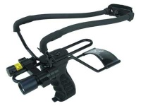 Aftermath Bone Collector Sport Slingshot with Adjustable Sight, Red Laser and Light Aftermath Bone Collector Sport Slingshot with Adjustable Sight, Red Laser and Light