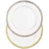Haviland Plumes Platinum Dinner Plate 11 in