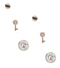 G by GUESS Gold-Tone Stud Earring Set, GOLD