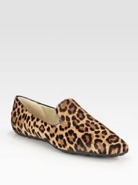 Luxe pony hair in a trend-smart silhouette with contrasting patent leather trim. Pony hair and patent leather upperLeather liningRubber solePadded insoleMade in ItalyPlease note: Pattern may vary.OUR FIT MODEL RECOMMENDS ordering true size. Luxe pony hair in a trend-smart silhouette with contrasting patent leather trim. Pony hair and patent leather upperLeather liningRubber solePadded insoleMade in ItalyPlease note: Pattern may vary.OUR FIT MODEL RECOMMENDS ordering true size.