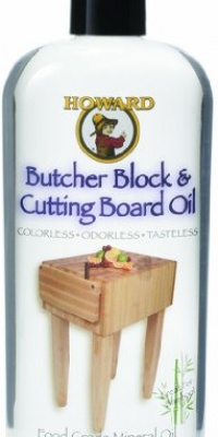 Howard BBB012 12-Ounce Butcher Block and Cutting Board Oil Howard BBB012 12-Ounce Butcher Block and Cutting Board Oil