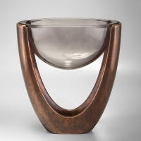 Nambe Pebble 6-Inch Glass Server Nambe Pebble 6-Inch Glass Server