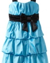 Ruby Rox Kids Girls 7-16 Triple Bubble Dress, Teal, 16